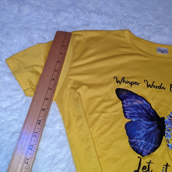 Whisper words of wisdom let it be yellow t-shirt - Picture 7 of 11